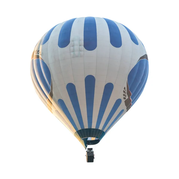 Hőlégballon Elszigetelt Fehér Háttér — Stock Fotó