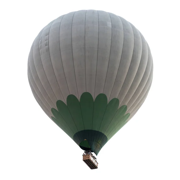 Hőlégballon Elszigetelt Fehér Háttér — Stock Fotó