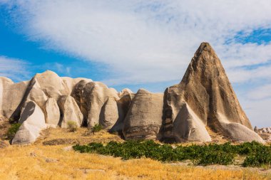 Kapadokya, Goreme, Nevsehir, Türkiye. Güzel turistik bir yer..