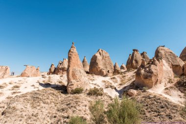 Devrent (Hayal gücü) Vadisi. Kapadokya 'daki Peri Bacaları (Türkçe: Peri Bacalari) - Goreme - Türkiye.