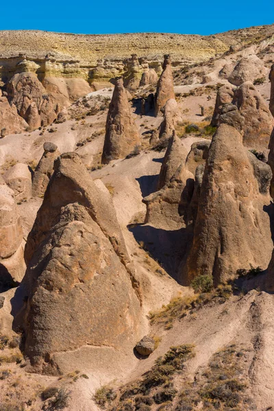 Devrent Imagination Valley Fairy Chimneys Turkish Peri Bacalari Cappadocia Goreme — Stock Photo, Image
