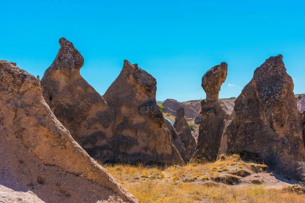 Devrent Imagination Valley Fairy Chimneys Turkish Peri Bacalari Cappadocia Goreme — Stock Photo, Image