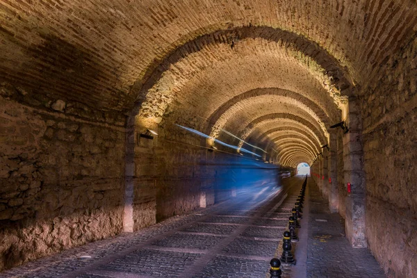 Beylerbeyi Palace Tunnel Turkish Beylerbeyi Sarayi Tuneli Historic Tunnel Beylerbeyi — Stock Photo, Image