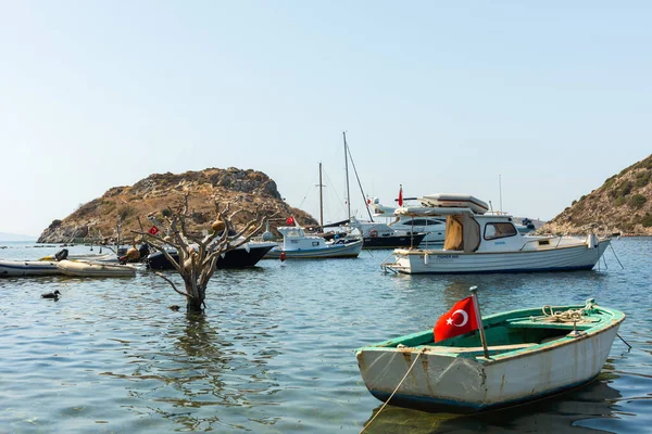 Gumusluk Myndos Village Balnéaire Port Pêche Bodrum Mugla Turquie — Photo