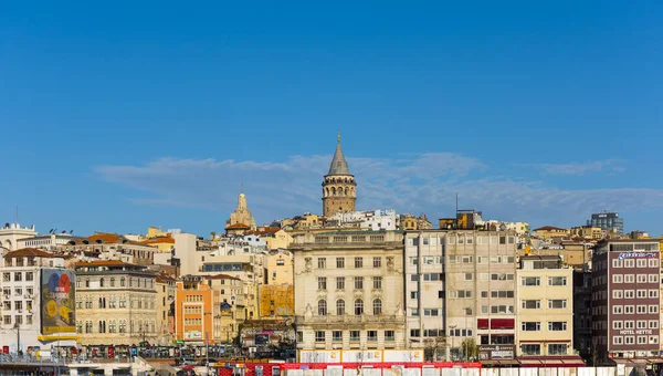 Istanbul Turkey December 2017 Galata Torony Isztambul Törökország — Stock Fotó