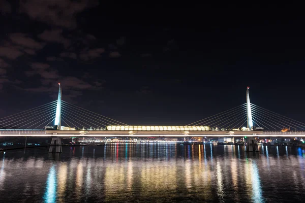 Golden Horn Metro Bridge Török Halic Metro Koprusu Isztambulban Törökországban — Stock Fotó
