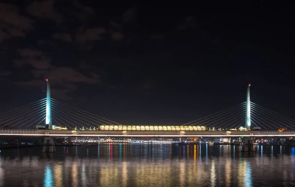 Ponte Metro Golden Horn Turco Halic Metro Koprusu Istambul Turquia — Fotografia de Stock