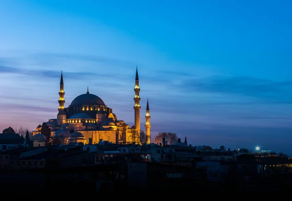 Stanbul Turkey Şubat 2016 Süleyman Camii Süleyman Camisi Stanbul Türkiye — Stok fotoğraf