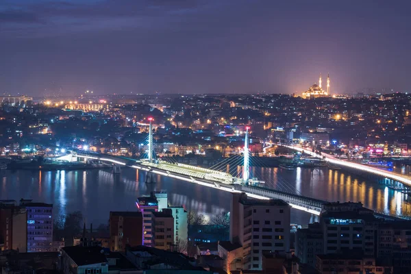 Istanbul Turquía Septiembre 2017 Vista Panorámica Del Cuerno Oro Desde — Foto de Stock