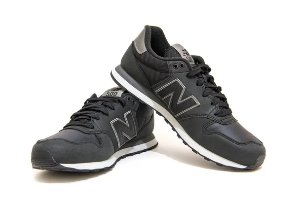 Istanbul Turkey October 2016 New Balance Shoes Black Color White — Stock Photo, Image