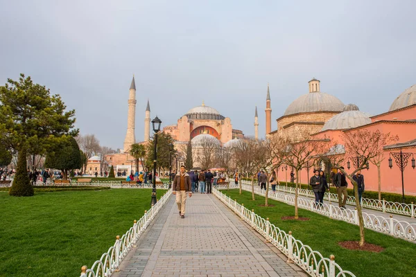 Istanbul Turkey February 2016 Hagia Sophia Ayasofya Hagia Sophia Famous — Stock Photo, Image