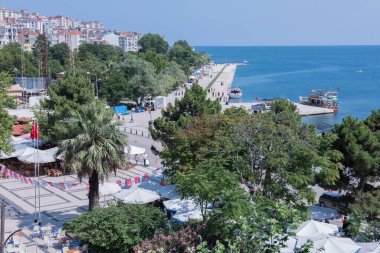 SINOP, TURKEY - 5 HAZİRAN 2016 SINOP ŞEHRİ. Sinop, Türkiye 'nin en kuzeyindeki şehir. Sinop ili, Türkiye 'nin Karadeniz kıyısında bir ildir..