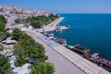 SINOP, TURKEY - 5 HAZİRAN 2016 SINOP ŞEHRİ. Sinop, Türkiye 'nin en kuzeyindeki şehir. Sinop ili, Türkiye 'nin Karadeniz kıyısında bir ildir..