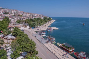 SINOP, TURKEY - 5 HAZİRAN 2016 SINOP ŞEHRİ. Sinop, Türkiye 'nin en kuzeyindeki şehir. Sinop ili, Türkiye 'nin Karadeniz kıyısında bir ildir..