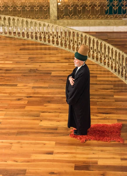 Istanbul Turquia Outubro 2016 Semazen Dervishes Cerimônia Dervixes Rodopiantes Istambul — Fotografia de Stock