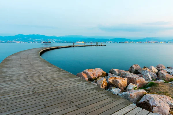 Sekapark Izmit Kocaeli Hermoso Parque Natural Costa Vista Mar Atardecer — Foto de Stock