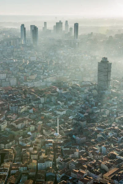 Urban sprawl in ISTANBUL, TURKEY. Istanbul aerial view.