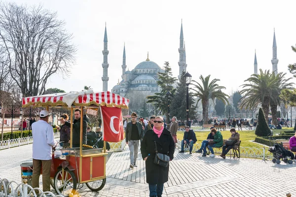 Istanbul Turkey February 2017 Blue Mosque Sultanahmet Camii Istanbul Sultanahmet — Stock Photo, Image