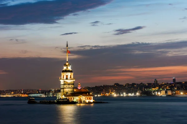 Maidens Tower Istanbul Turkey Kiz Kulesi Uskudar — Stock Photo, Image