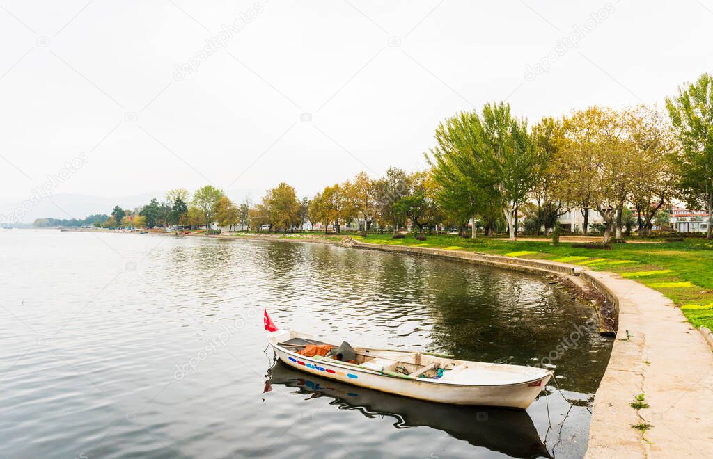 IZNIK LAKE, BURSA, TURKEY. Iznik Lake is a lake in the Province of Bursa, Turkey.