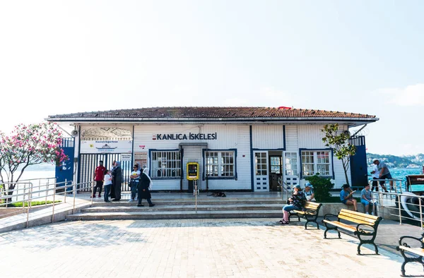 Stanbul Turkey Eylül 2018 Kanlica Bölgesi Kanlica Port Beykoz Stanbul — Stok fotoğraf
