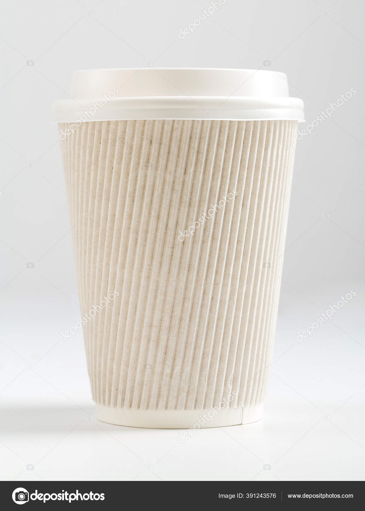 White Paper Cup White Background Stock Photo by ©resulmuslu 391243576