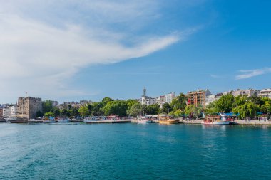 SINOP, TURKEY - 16 Haziran 2018: Sinop City, Türkiye. Sinop, Türkiye 'nin en kuzeyindeki şehir. Sinop ili, Türkiye 'nin Karadeniz kıyısında bir ildir..