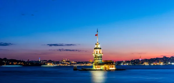 Maiden Tower Istanbul Turkey Kiz Kulesi Uskudar — Stock Photo, Image