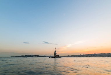 İstanbul, Türkiye 'deki Bakire Kulesi (KIZ KULESI - USKUDAR)