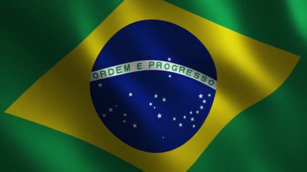 Brazil Flag Waving Abstract Background Loop Animation Motion Graphics Video By C Tsirikmen Stock Footage 211220374