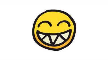 Animasyon duygu simgelerinin birinci bölümü. Şeffaf arkaplan