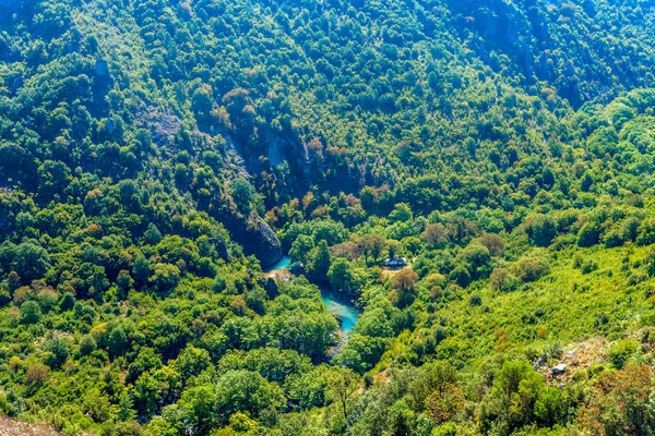 希腊的山地水流 — 图库照片