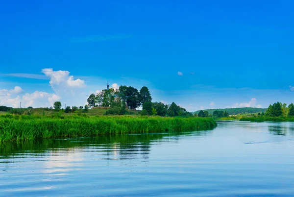 Річка Білорусі — стокове фото