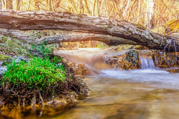 Proudu Večerních Hodinách — Stock fotografie