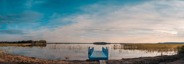 Uitzicht Het Meer Belarus — Stockfoto