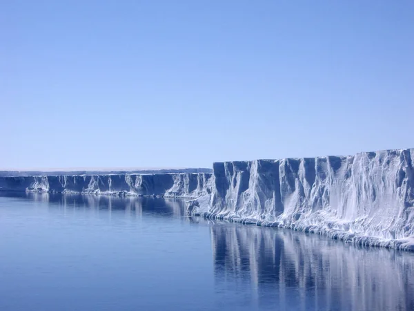 Décembre Est Été Dans Glacier Antarctique — Photo