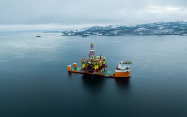 sondaj teçhizat Kola Bay baskında ayarlama işlemleri