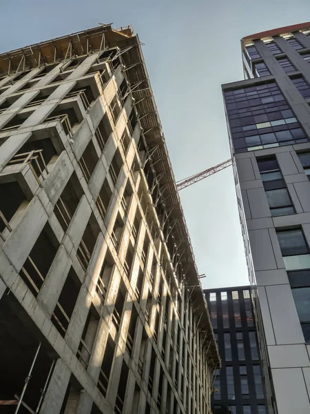 Edificios Oficinas Gran Altura Construcción —  Fotos de Stock