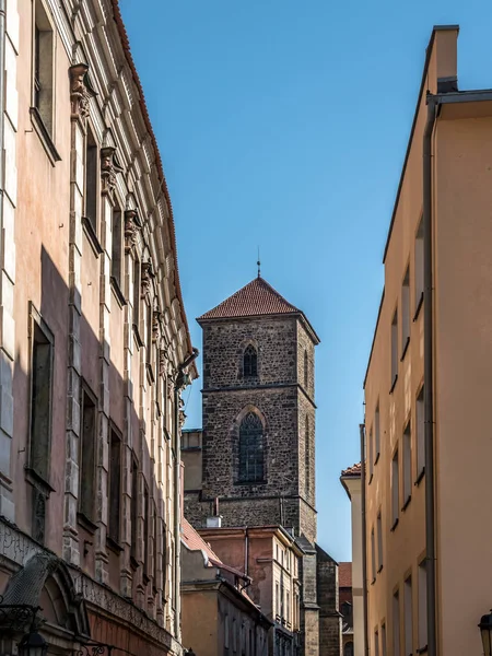 Gotischer Turm Der Mariä Himmelfahrt Kirche Klodzko Poland — Stockfoto