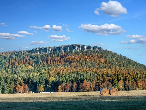 Szczeliniec Wielki Beroemde Toeristische Attractie Het Table Mountain National Park — Stockfoto