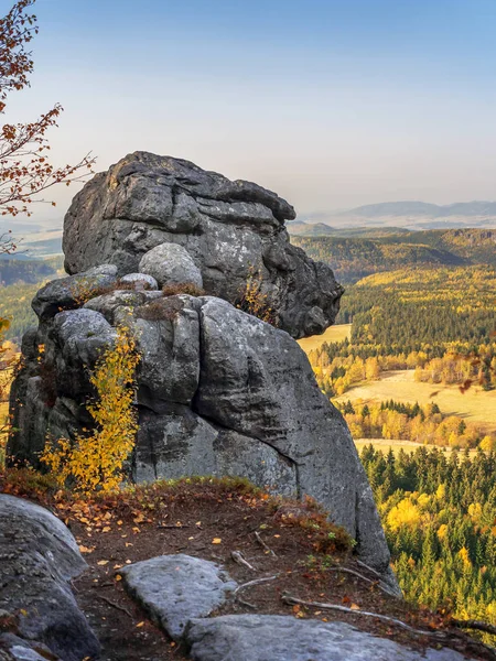 Unieke Steen Vorm Genaamd Ape Binnen Tabel Mountain National Park — Stockfoto