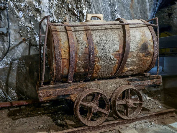 Viejo tren minero — Foto de Stock