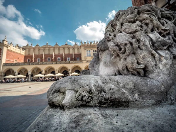 Stora torget i krakow, Polen — Stockfoto