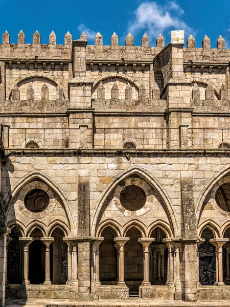 Ρομανικός Καθεδρικός Ναός του Πόρτο, Πορτογαλία — Φωτογραφία Αρχείου