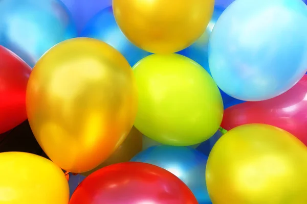 五彩缤纷的派对气球 — 图库照片