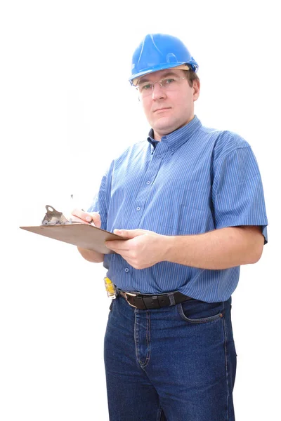 Construction site manager — Stock Photo, Image