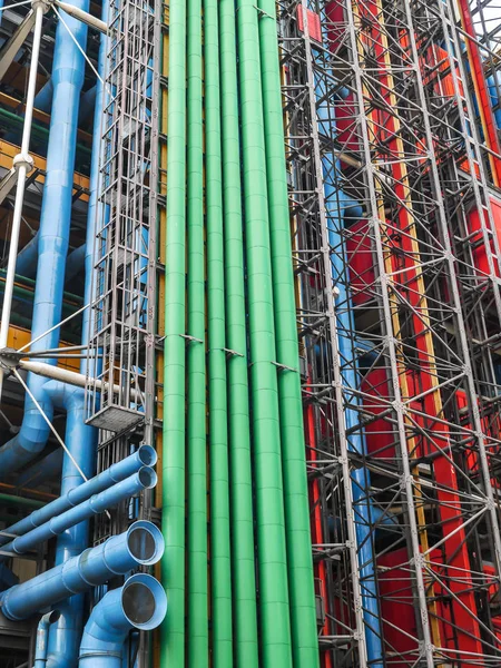 Merkezi Georges pompidou Paris — Stok fotoğraf