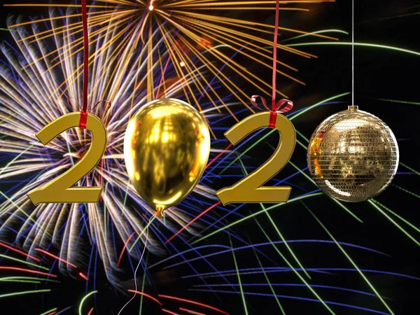 2020 New Year celebration — Stock Photo, Image