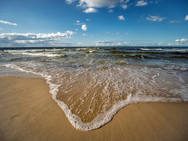 Sandy beach of Baltic Sea, Poland — Stock Photo, Image