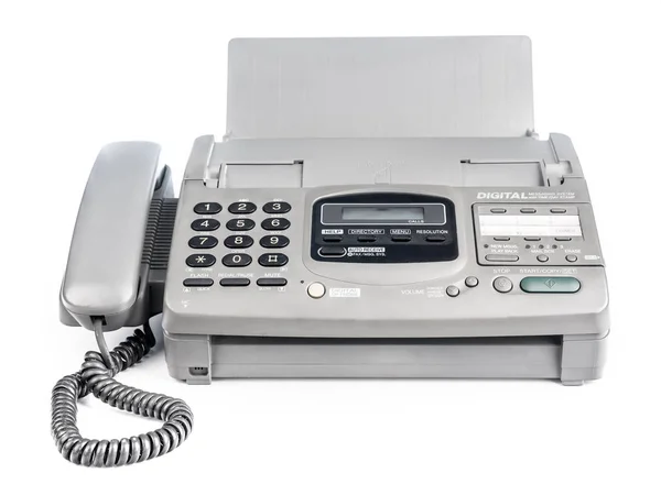 Old office fax machine — Stock Photo, Image